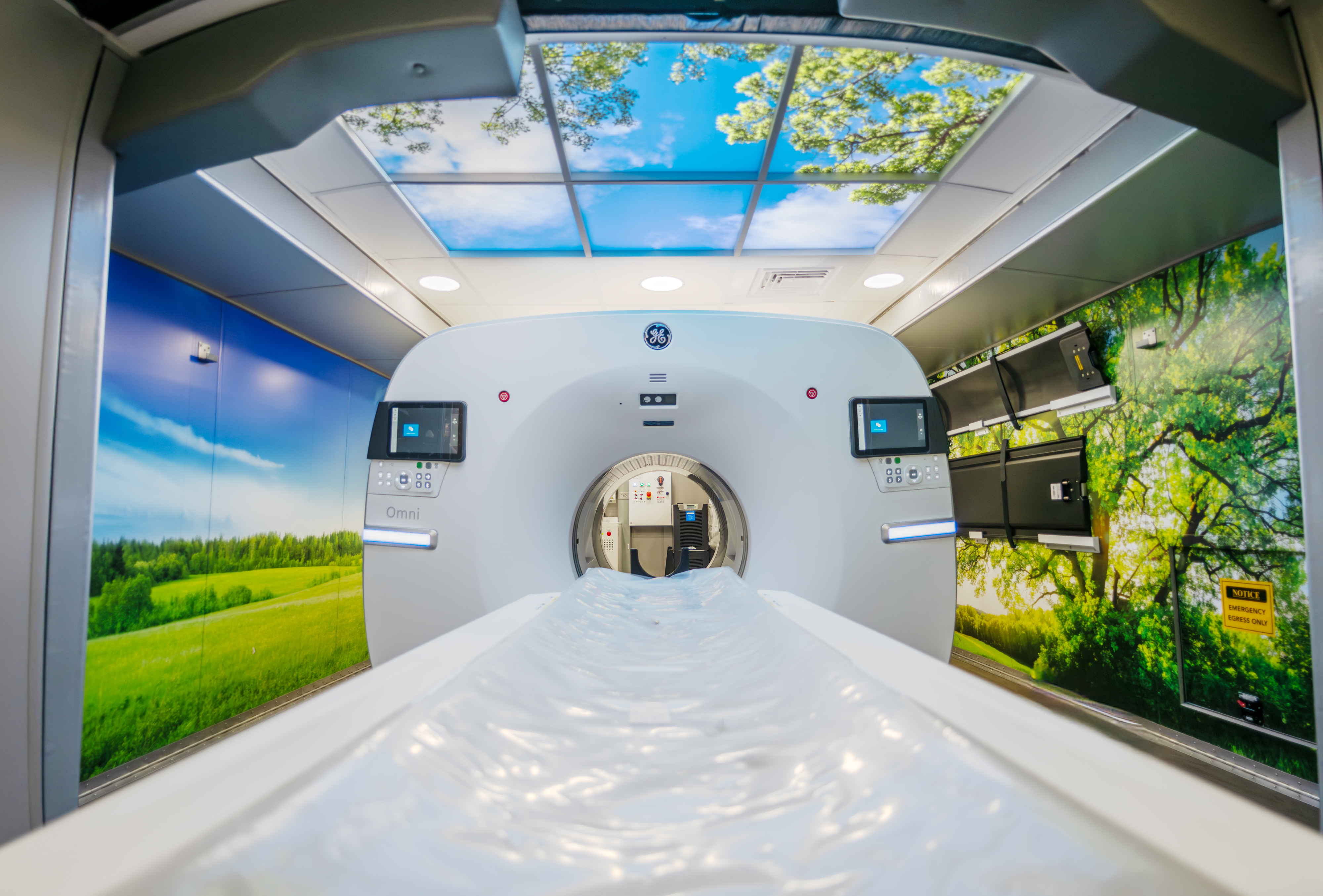 Inside PET-CT scanner